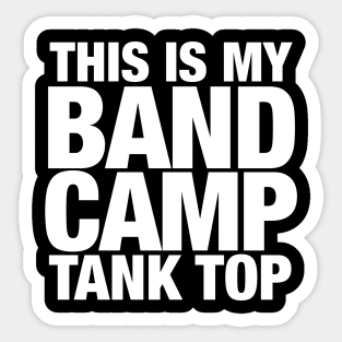 Band Camp Tank Top Sticker